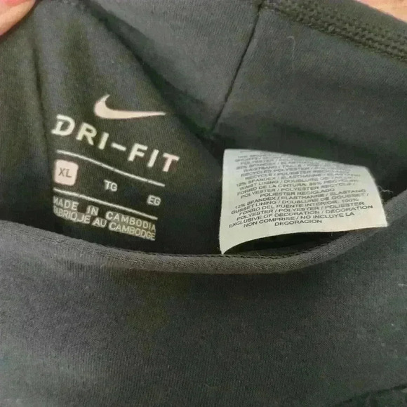 Nike Pleated Tennis Plus Size Skirt Black - Picture 6 of 9